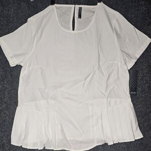 Massini Blouse - Pleated Hem